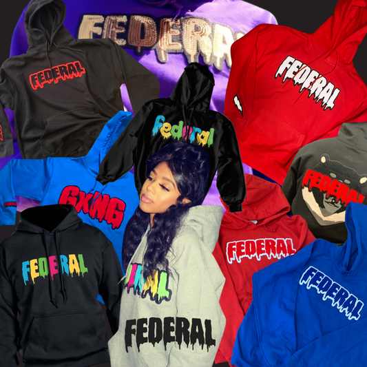Federal hoodies collage